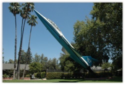 Lockheed F-104D-15-LO Starfighter, AF 57-1334, George Izay Park, Burbank, CA, Ron Strong photo #8627