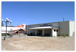 Exterior of the Colonel Vernon P. Saxon Jr. Aerospace Museum