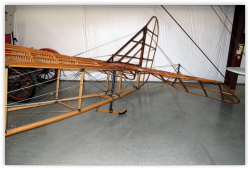 Curtiss P-4D Jenny (no skin) at the USA Yanks Aur Museum, Chino, California