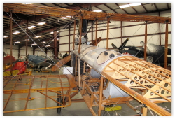 Curtiss P-4D Jenny (no skin) at the USA Yanks Aur Museum, Chino, California