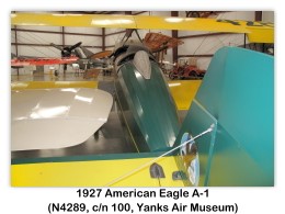 1927 American Eagle A-1 (s/n 4289) at the USA Yanks Air Museum