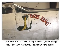 Bell P-63A-7-BE King Cobra (N94501, 42-69080) at the USA Yanks Air Museum