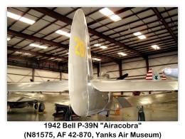 Bell P-39N Airacobra, AF 42-8740 at the USA Yanks Air Museum