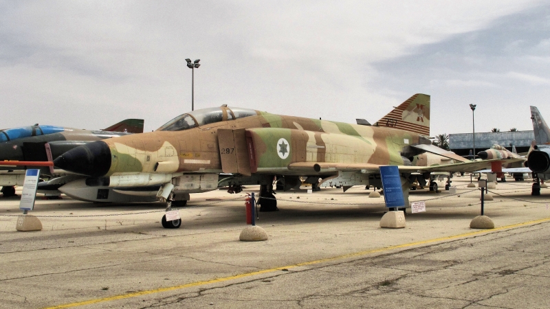 McDonnell Douglas F-4E Kurnass 2000 (ID 297, msn 4822) on display at ...