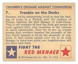 Red Menace (48) Bowman Gum (R701-12) United States