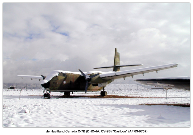 de Havilland Canada C-7B (DHC-4) Caribou, Twin-engine High-wing STOL ...